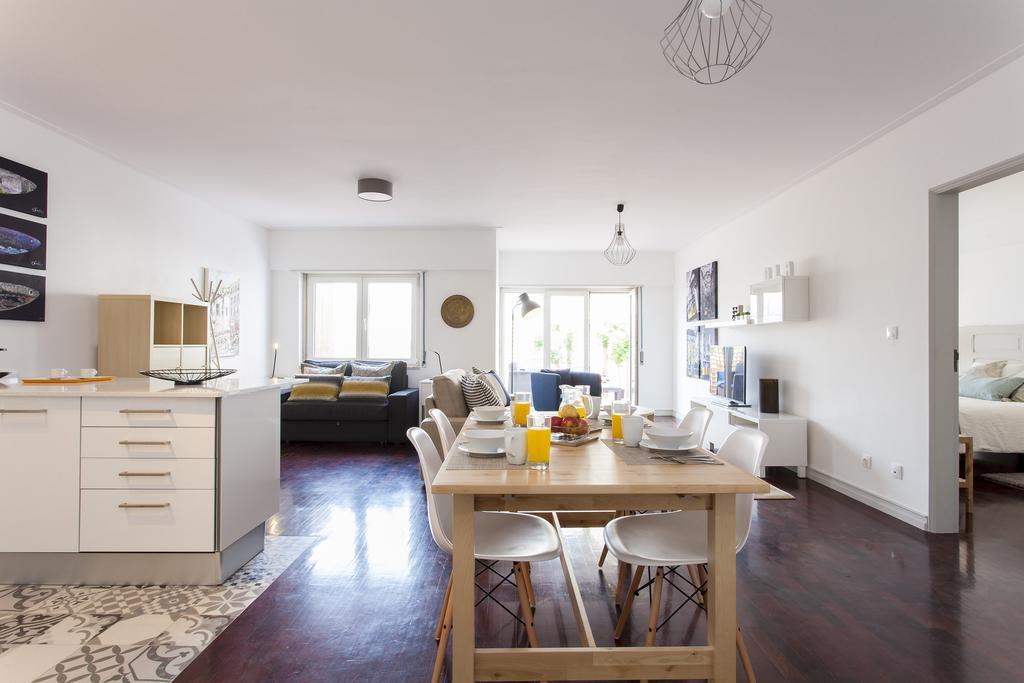 Joivy Superb 1-Bed Apt With Workspace And Terrace, Close To Avenida Da Liberdade Lisboa Eksteriør bilde